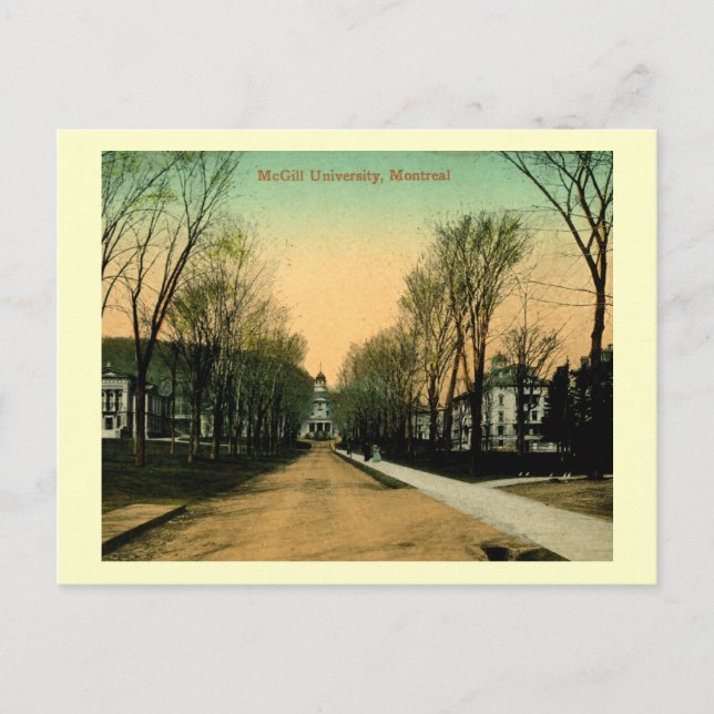 McGill university, Montreal, Canada Vintage Postcard (Front)