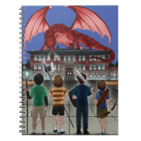 McGilvra DnD Club Kids vs. Dragon Spiral Notebook