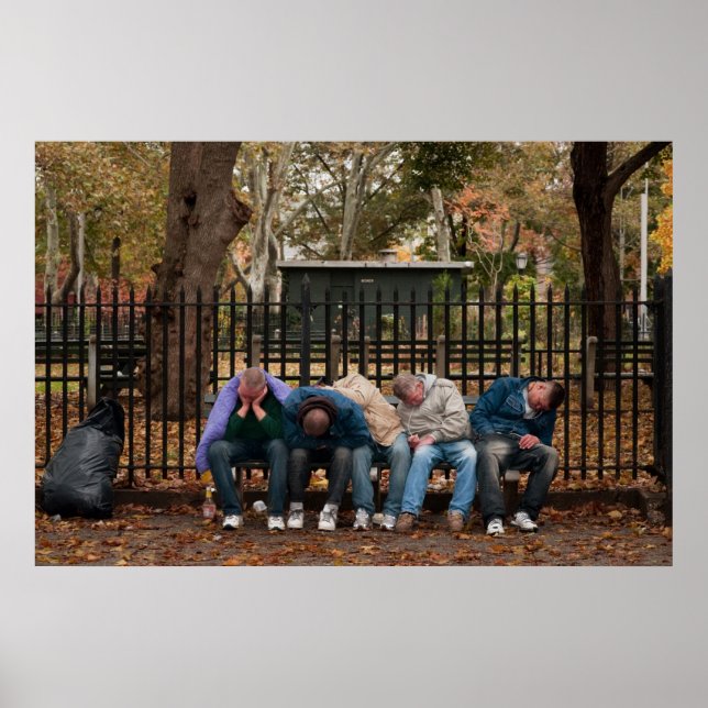 McGolrick Park - 5 Sleeping Men Poster (Front)