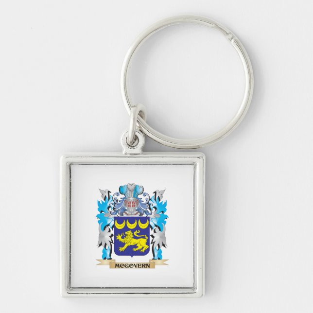Mcgovern Coat of Arms - Family Crest Keychain (Front)
