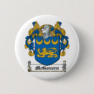 McGovern Family Crest 2 Inch Round Button