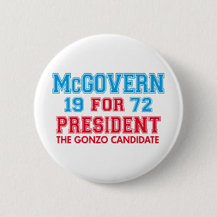 McGovern Gonzo Candidate 2 Inch Round Button