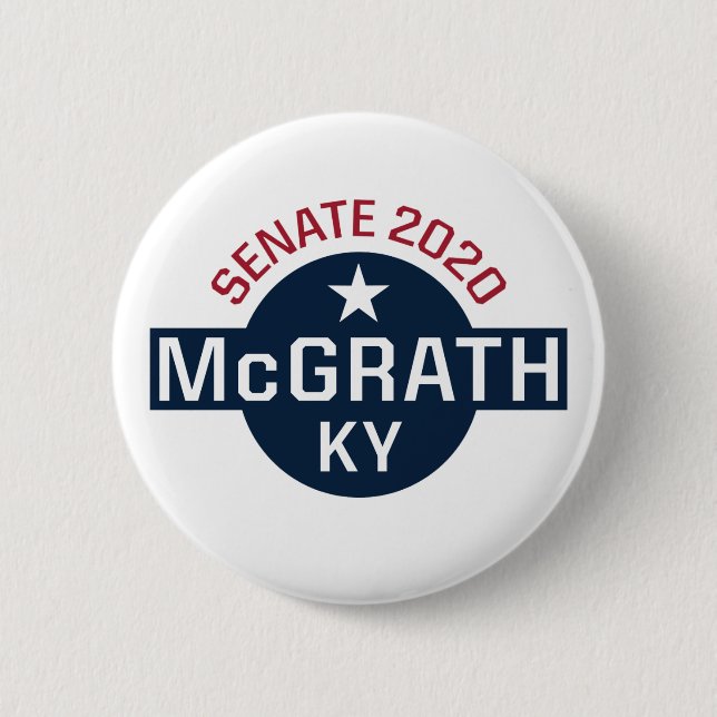 McGrath 2020 - Kentucky Senate Race Button (Front)