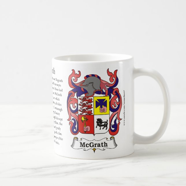 McGrath, Origin, Meaning and the Crest Coffee Mug (Right)