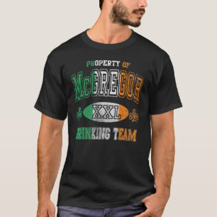 McGregor Irish Drinking Team St Patricks Day Irela T-Shirt