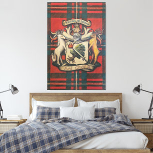 McGregor 'S Rioghal Mo Dhream Ard Choille Canvas Print