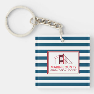MCGS Stripe Logo with Border Keychain