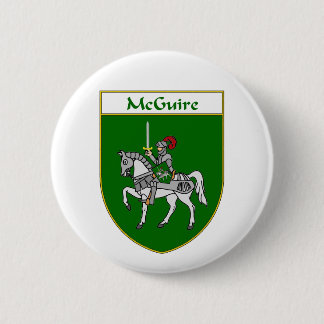 McGuire Coat of Arms/Family Crest 2 Inch Round Button