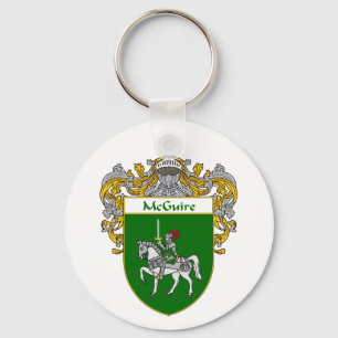 McGuire Coat of Arms (Mantled) Keychain