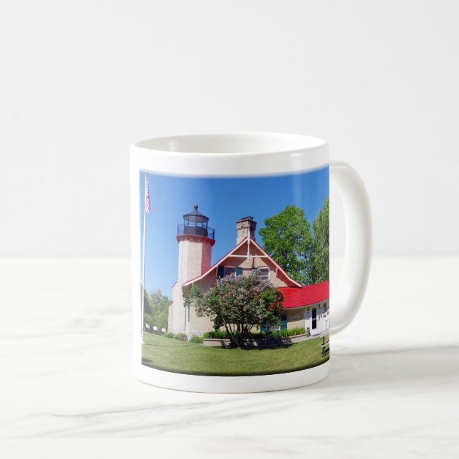 McGulpin Point Lighthouse coffee mug (Front Right)