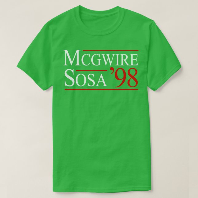 McGwire Sosa 98 TShirt (Design Front)