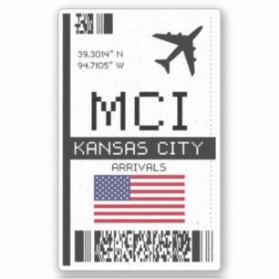 MCI Kansas City, Missouri Boarding Pass - Airport