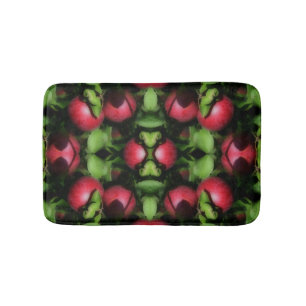 McIntosh Apples On The Tree Nature Abstract Bath Mat