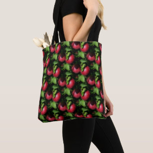 McIntosh Apples On The Tree Nature Pattern     Tote Bag
