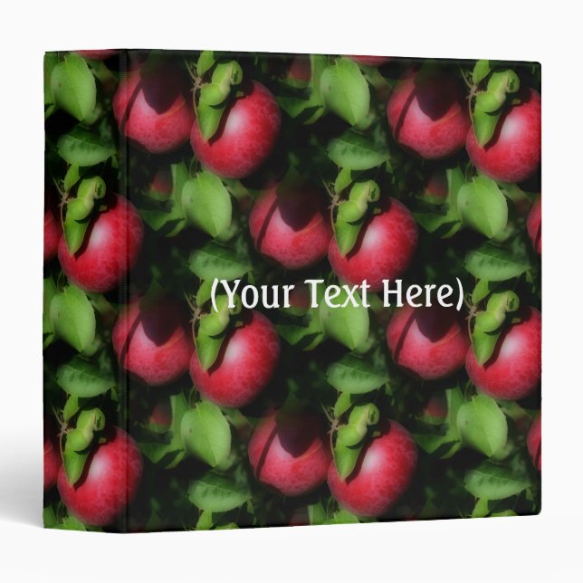 McIntosh Apples On The Tree Personalized Binder (Front/Spine)