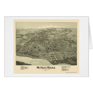 McKee's Rocks, PA Panoramic Map - 1901