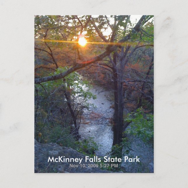 McKinney Falls State Park Postcard (Front)