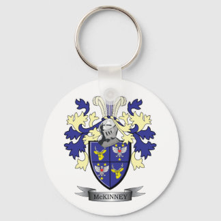 McKinney Family Crest Coat of Arms Keychain