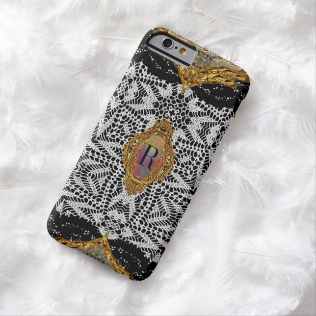McKleece Elegant Victorian Monogram Case-Mate iPhone Case (In Situ)