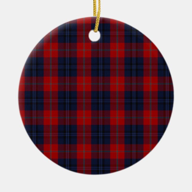 McKnight Clan Tartan Ceramic Ornament (Front)