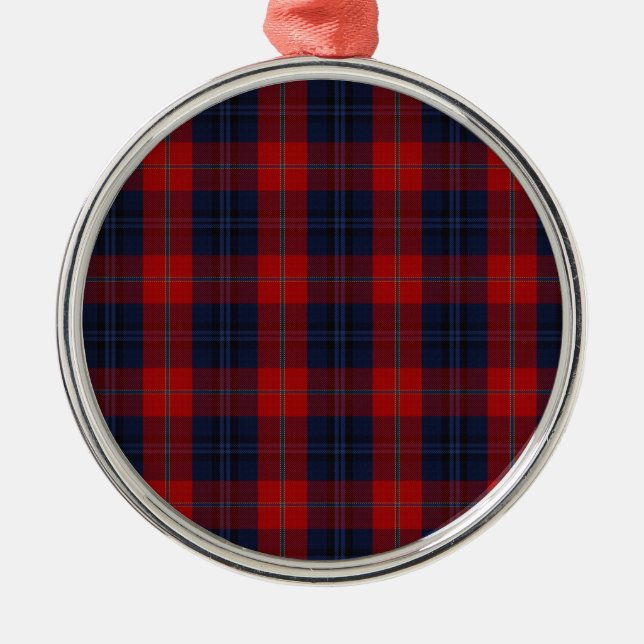 McKnight Clan Tartan Metal Ornament (Front)