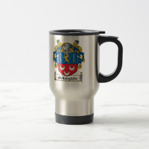 McLaughlin Family Crest Travel Mug