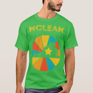 McLean Virginia Vintage Distressed Souvenir 1 T-Shirt