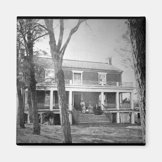 McLean's House, Appomattox Court-House.  Virginia, Magnet (Front)
