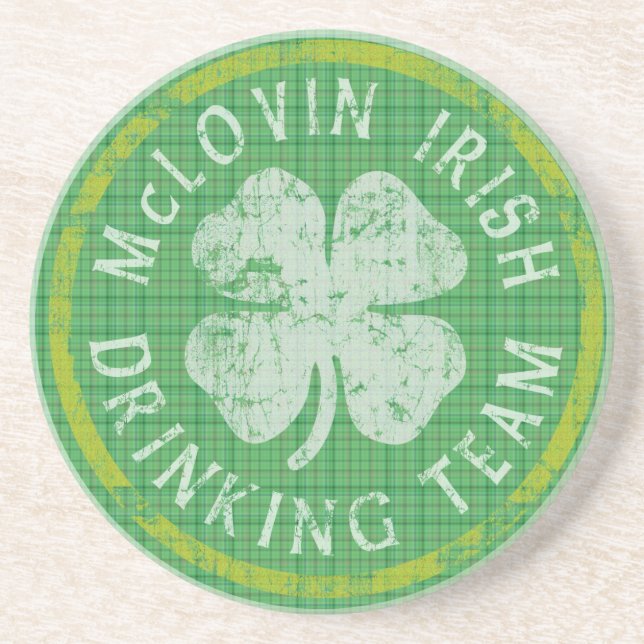 McLovin Irish Drinking Team Coaster (Front)