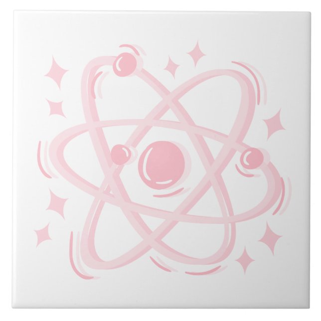 MCM Atomic Era Ceramic Tile (Front)