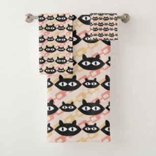 MCM Cats  Bath Towel Set