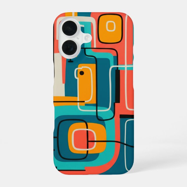 MCM Design  iPhone 16 Case (Back)