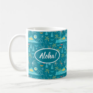 MCM Diamond Head Fireworks Party Coffee Mug