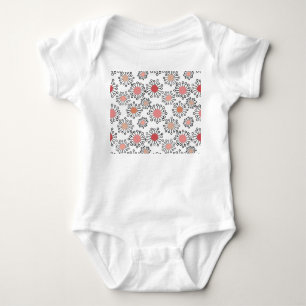MCM Flowers  Baby Bodysuit