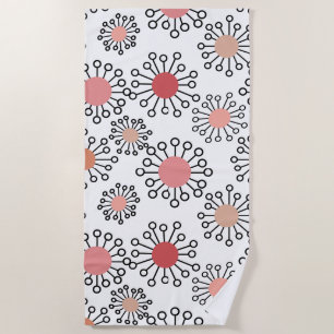 MCM Flowers Beach Towel