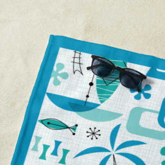 MCM Hawaiian Village - Blue Beach Towel