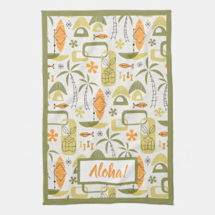 MCM Hawaiian Village Kitchen Towel