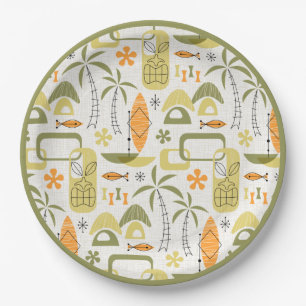 MCM Hawaiian Village Paper Plate