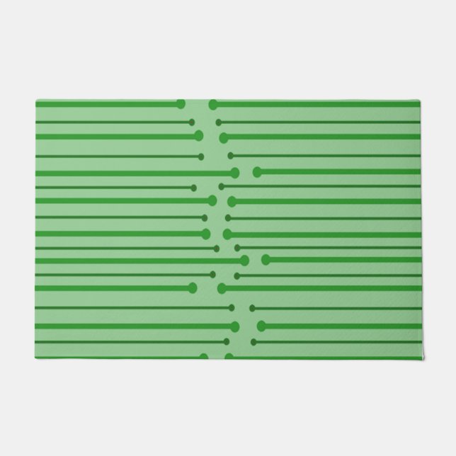 MCM Inspired Lines  Doormat (Front)