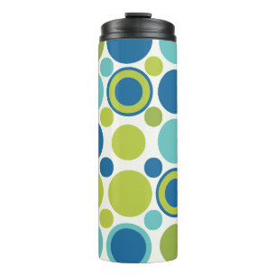 MCM Lime and Aqua Bubble Thermal Tumbler