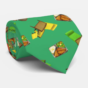 MCM Lounger Lizard in green Tie
