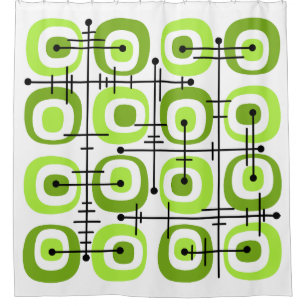 MCM Midcentury Abstract Pattern Chartreuse