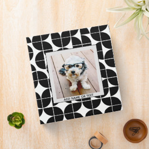 MCM Pattern Black and White - with Photo Binder