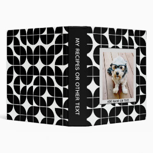 MCM Pattern Black and White - with Photo Binder