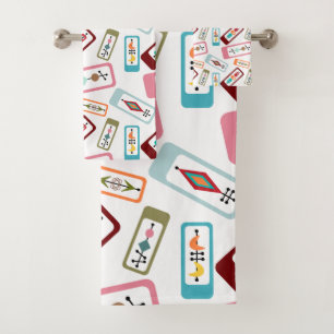 MCM Pickle Forks  Bath Towel Set
