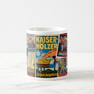 MCM POSTER STAMP COLLAGE COFFEE MUG