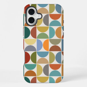 MCM Semicircles Big Pattern Colour on Cream iPhone 16 Plus Case