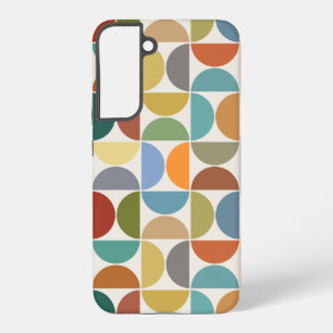 MCM Semicircles Big Pattern Colour on Cream Samsung Galaxy Case