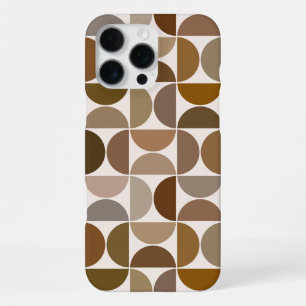 MCM Semicircles Browns+Cream Big Pattern iPhone 16 Pro Max Case