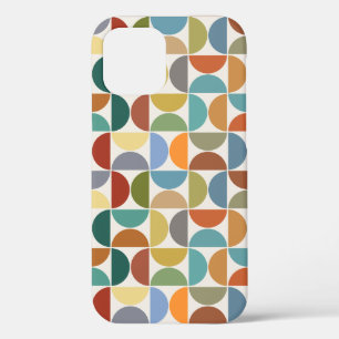 MCM Semicircles Pattern Color on Cream iPhone 12 Pro Case